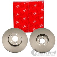 2X TRW Bremsscheiben 332Mm BelÜFtet Vorne Passend FÜR BMW X5 X6 | DF4852S