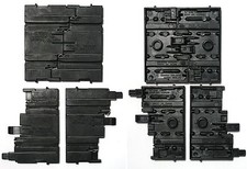 4 1992 Marchon MR-1 Racing HO Slot Car 1/2" END TRACK 21520 End Power Drag Race 