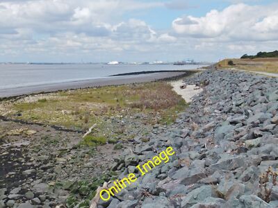 Foto 12x8 Humber Mündung Paull Blick von Cherry Cobb Sands Bank, quer durch c2013
