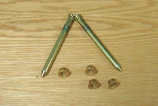 1955 1956 1957 CHEVY STATION WAGON TAIL GATE HINGE PINS and  BUSHINGS set