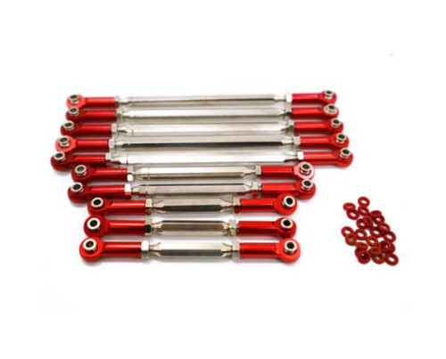 Metal Adjustable Link Rod Pull Rod Bar Set 8243/44/45/46 Fit for Rc Traxxas TRX4 - Picture 7 of 13