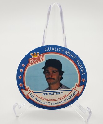 Don Mattingly 1988 King B 1st Annual Collectors Edition MSA Disc #15 Set Break