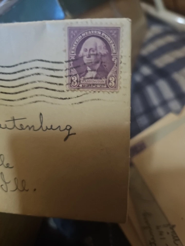 Vintage / Rare George Washington 3 cent purple/violet stamp = = = - Image 4 of 4