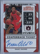 ISAAC OKORO 2019-20 PANINI CONTENDERS DRAFT PICKS CONFERENCE TICKET AUTO RC /10