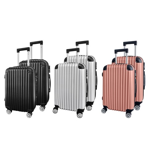 2/3PCS Luggage Set Suitcase ABS Lightweight Trolley Travel Cabin Case 4 Wheel - Picture 1 of 23