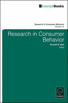 Research in Consumer Behavior (Research in Consumer Behavior, 12)  hardcover Us