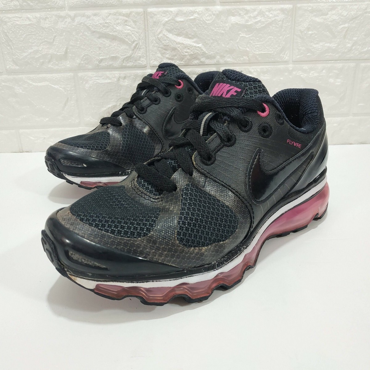 ブロリー Nike Air Max 2010 Flywire Wineberry Sz 8.5 EUR 38 Black