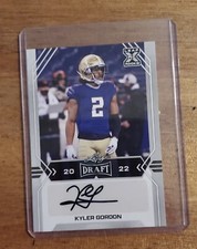 2022 Leaf Metal Draft KYLER GORDON XRC Rookie Card Auto BA-KG1 Chi Bears Mint