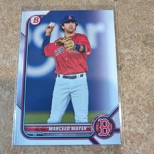 MARCELO MAYER 2022 BOWMAN DRAFT CARD BD-123 BOSTON RED SOX (PROSPECT BASE)