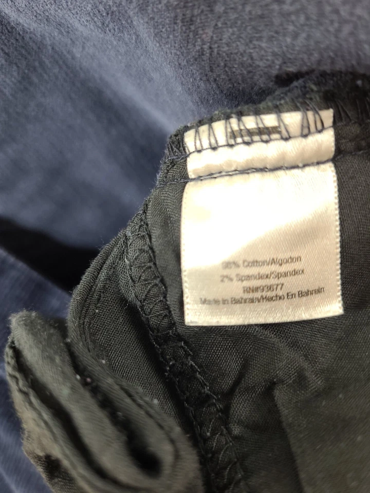 Pantalones de pana azul marino St. John's Bay para mujer 12 32 x 30 Foto 4 de 4