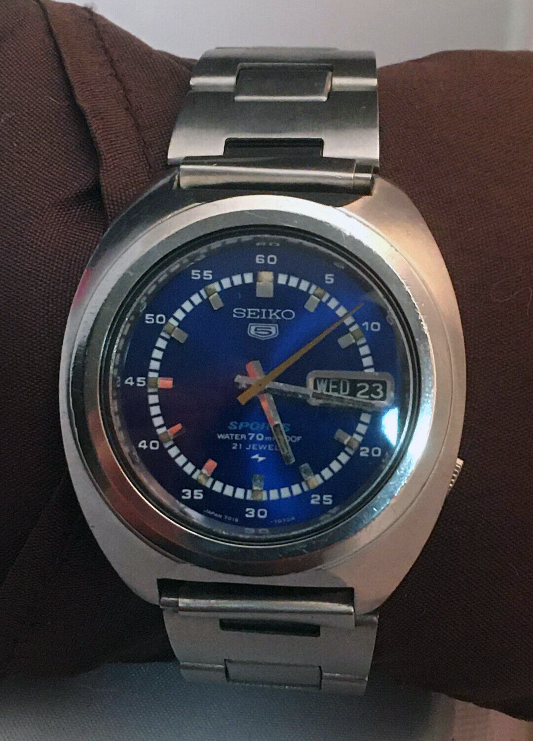 希少　SEIKO 5SPORTS ファイブスポーツ　7019-7050