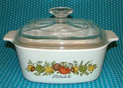 Vtg Corning Ware Spice of Life Casserole Dish Bowl A-1 ½-B 1.5 Qt La Marjolaine
