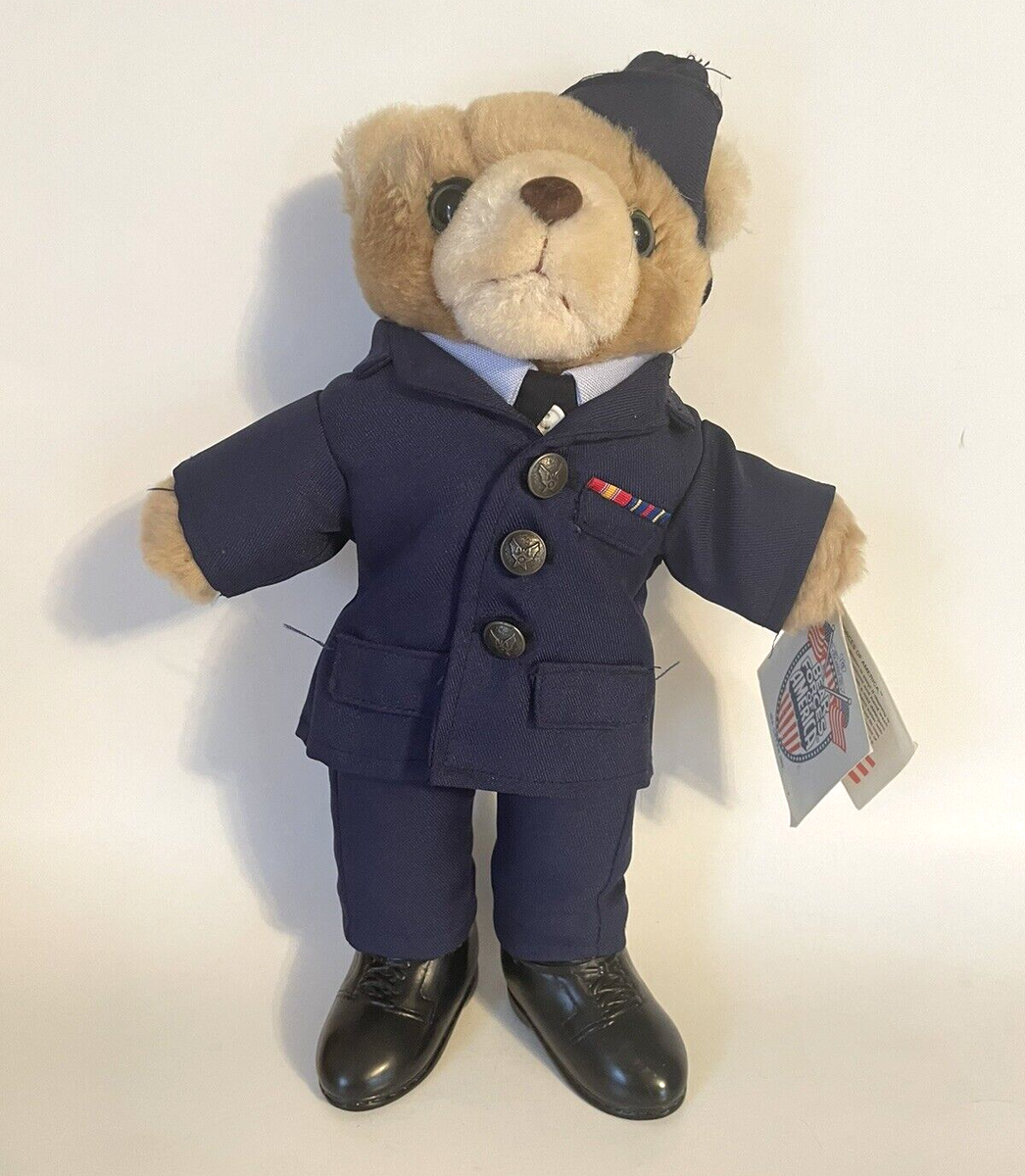 Vintage Bear Forces of America US Air Force Female Mini Teddy Bear
