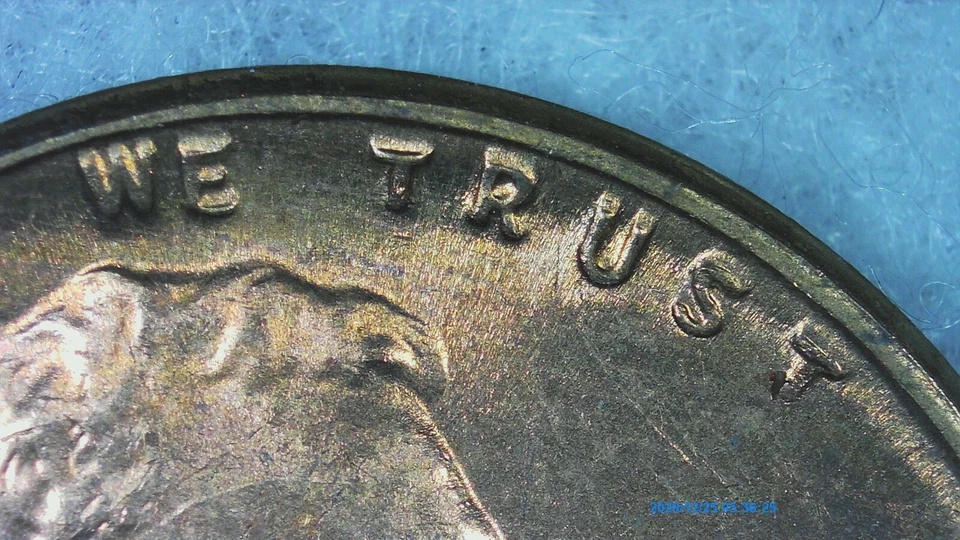 1954 Lincoln Penny Error DDO MS Red BU Uncirculated Obverse and Reverse and Rim - Image 2 of 4