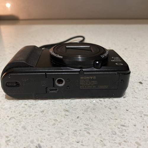 SONY DSC-HX20V Cyber-Shot Digital Camera -Black -Made In Japan w/genuine Battery - Picture 7 of 12