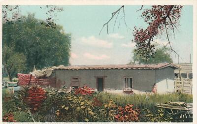 ANTIQUE Phostint Old Home of Kit Carson Two Miles from Las Animas POSTCARD