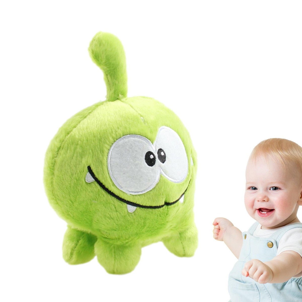 Cut The Rope Om Nom Frog Soft Stuffed Animal Plush Toys Kids Dolls