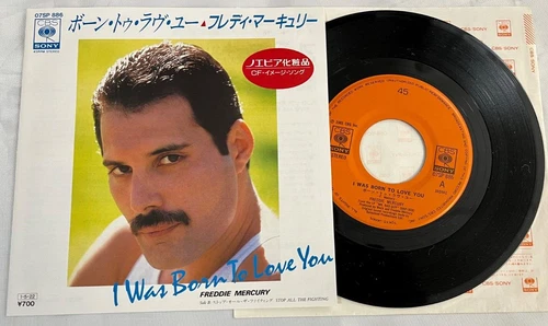 Freddie Mercury 'I Was Born To Love You' Japan Picture Sleeve 1985 Single Queen
