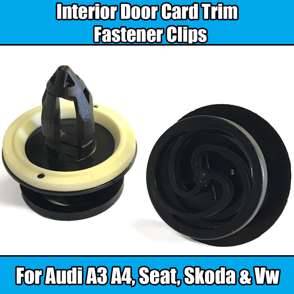 10x Clips For Audi A3 A4 VW Interior Door Card Trim Panel Fastener