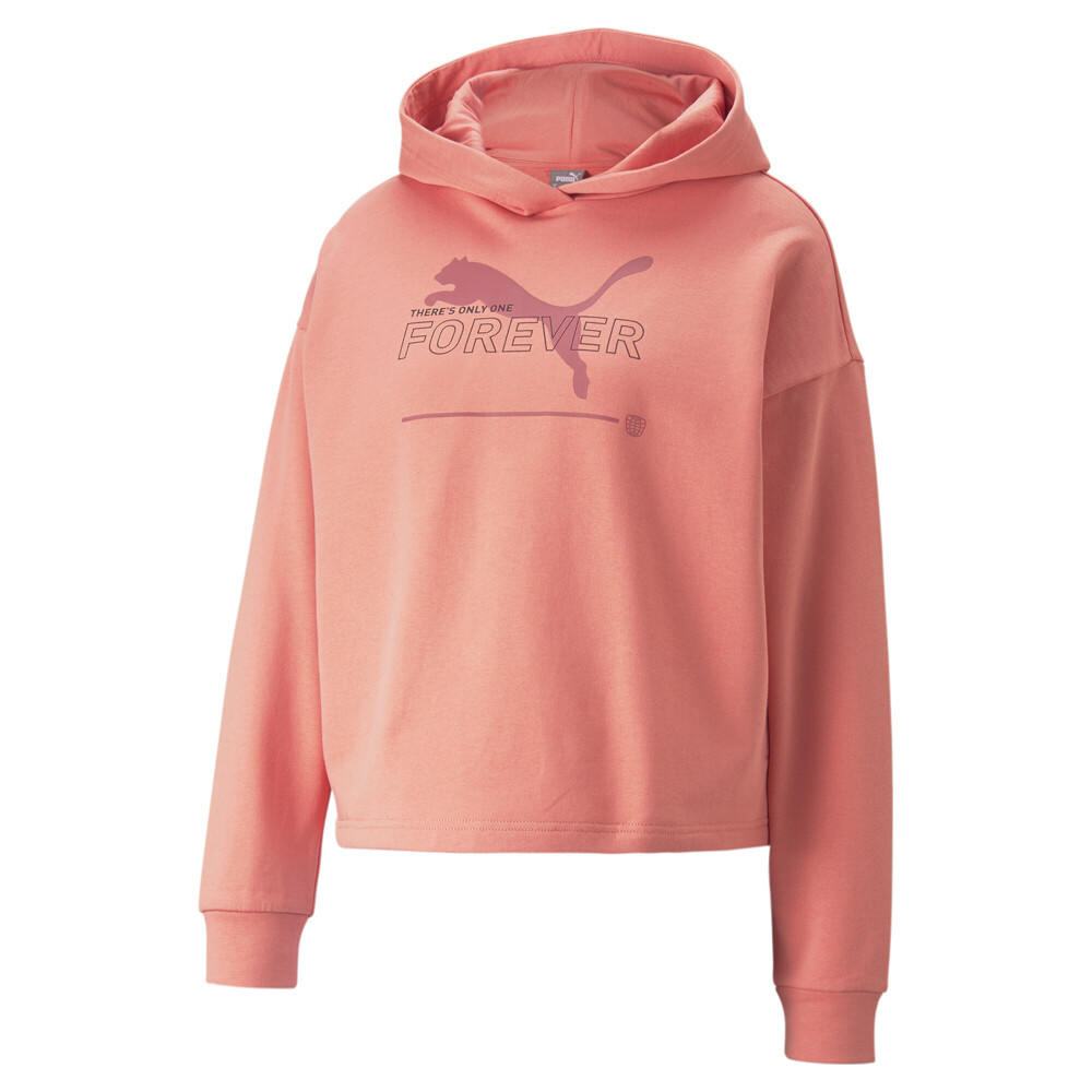 Женская повседневная верхняя одежда Puma Ess+ Better Hoodie Tr розового цвета 67329848
