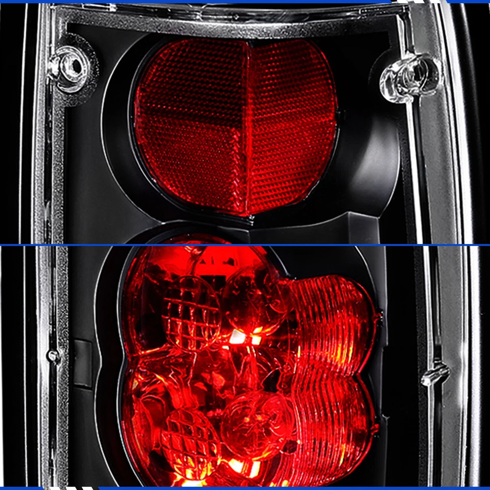 86 87 88 89 90 91 92 93 MAZDA B2000 B2200 B2600 Black Tail Light Rear Black Lamp - Image 3 of 4