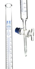 Class B 100mL Borosilicate Burette - 0.2mL Graduations - 0.2mL Tolerance -