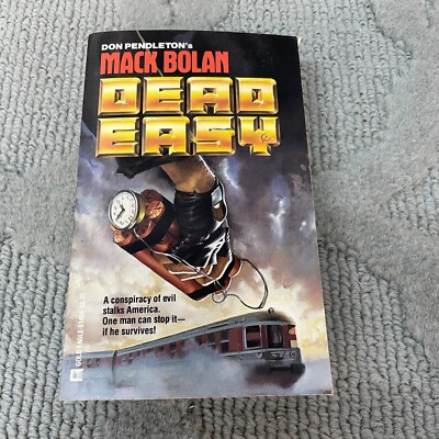 Dead Easy Action Paperback Book by Peter Leslie from Gold Eagle 1983