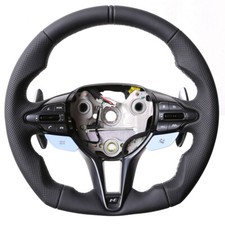 Hyundai Lenkrad i30N Abgeflacht NEU Neu Beziehen 12 Uhr Markierung schwarz 57586