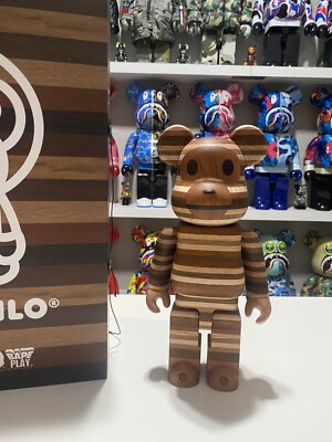 Baby Milo Wooden 400% Bearbrick Karimoku Horizon Be@rbrick 2022