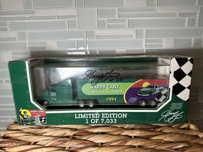 Harry Gant Farewell Tour 1994 1:64 Die Cast Transporter (Autograph)