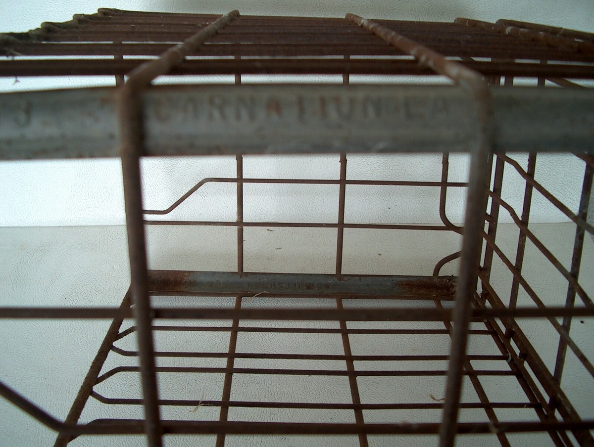 VINTAGE CARNATION L.A. WIRE CRATE 5-73 | eBay
