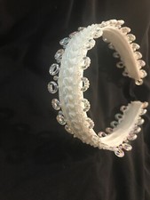First Communion,white handmade headband