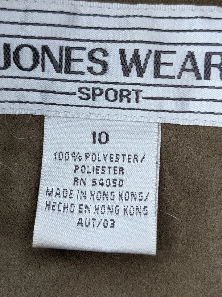 Jones Wear Sport Size 10 Western Style Pearl Snaps Long Sleeve Jacket Shirt EUC - Image 3 of 4