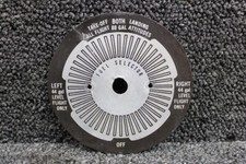 0705048-25 Cessna 182Q Fuel Selector Placard 88 Gallon