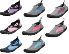 NORTY Women's Quick Drying Aqua Shoes Water Sport Beach Pool Boating Swim Surf