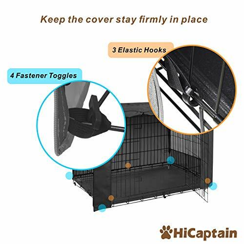Crate Cover 24 Inch HiCaptain Dog Crate Cover For 42 Inches Wire
