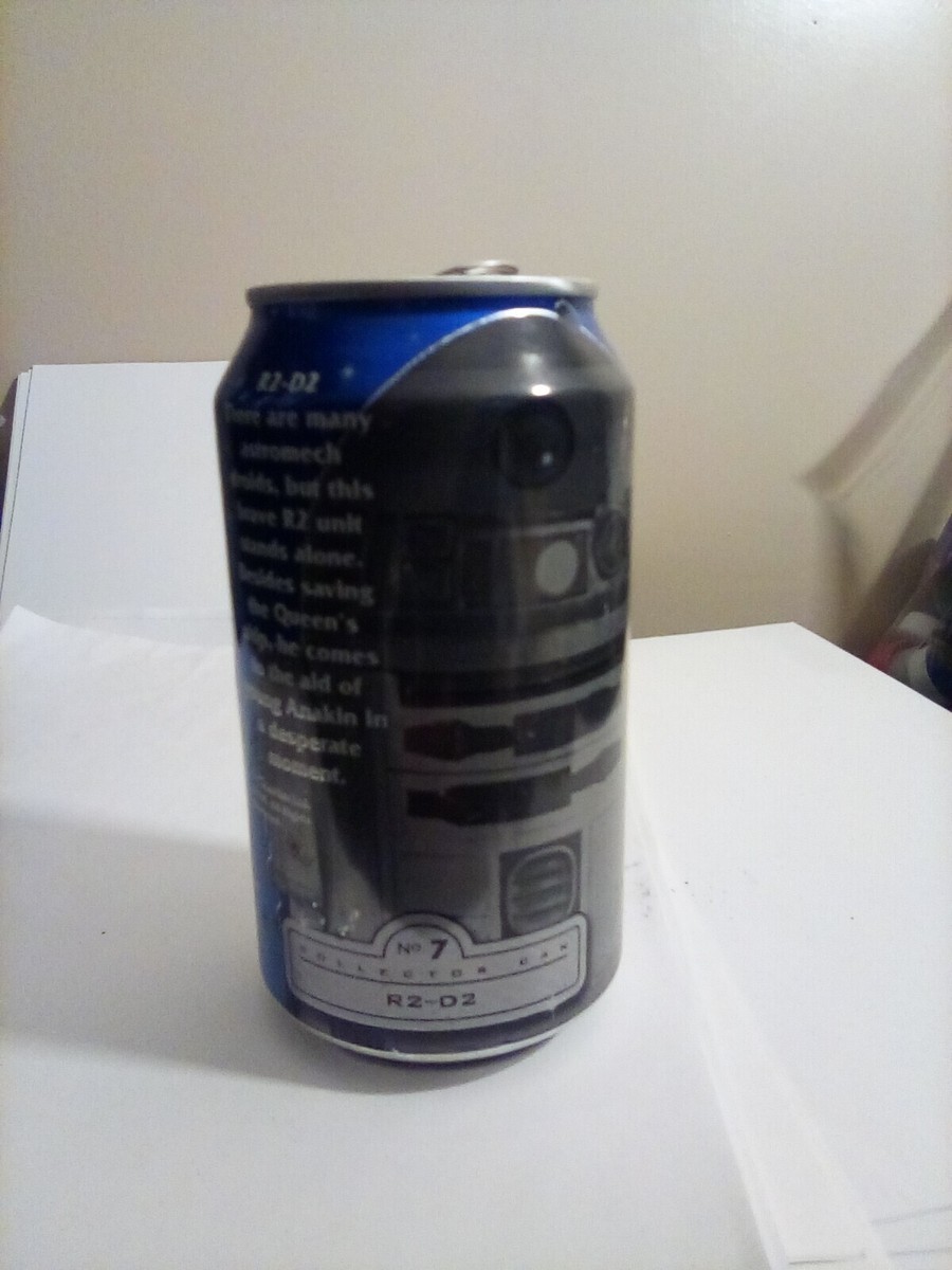 2000 PEPSI STAR WARS EPISODE 1 R2-D2 COLLECTOR'S CAN #7 FREE