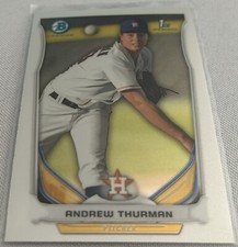 2014 Bowman Chrome Baseball Prospects Andrew Thurman Houston Astros 1st Bowman