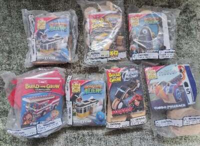 #ad #ad Lot of 7 Lowes Kids Build amp; Grow Building Sets NEW Monster Jam Aliens Marvel Ave $39.95