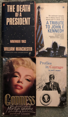 Books on JFK, lot of 4, Goddess: The Secret Life of Marilyn Monroe, Death of a.. - Afbeelding 1 van 4
