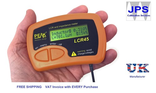 LCR45 Passive Component Impedance Meter PEAK Atlas JPST005z with VAT Invoice - Picture 1 of 5