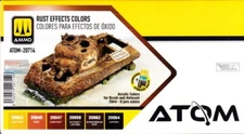Mig Ammo #20714 ATOM Paint Set - Rust Effects (6)