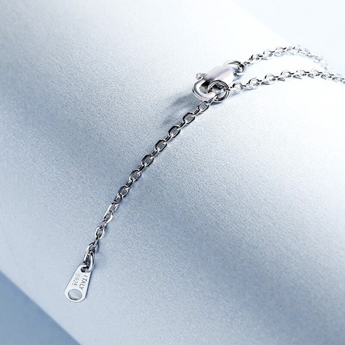 1.2CT D VVS1 Moissanite Bubble Y Drop Pendant Women Necklace 925 Sterling Silver - Picture 10 of 15