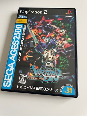 PS2  Cyber   Troopers Virtual-On Sega Ages2500 Series Vol.31 Japan NTSC-J