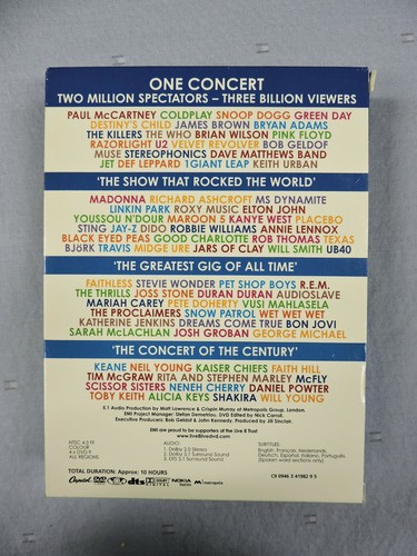 Live 8 (DVD, 2005, 4-Disc Set) - Picture 2 of 11