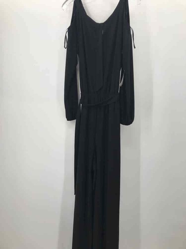 Pre-Owned Emma & Michelle Black Size Small Long Sleeve Jumpsuit