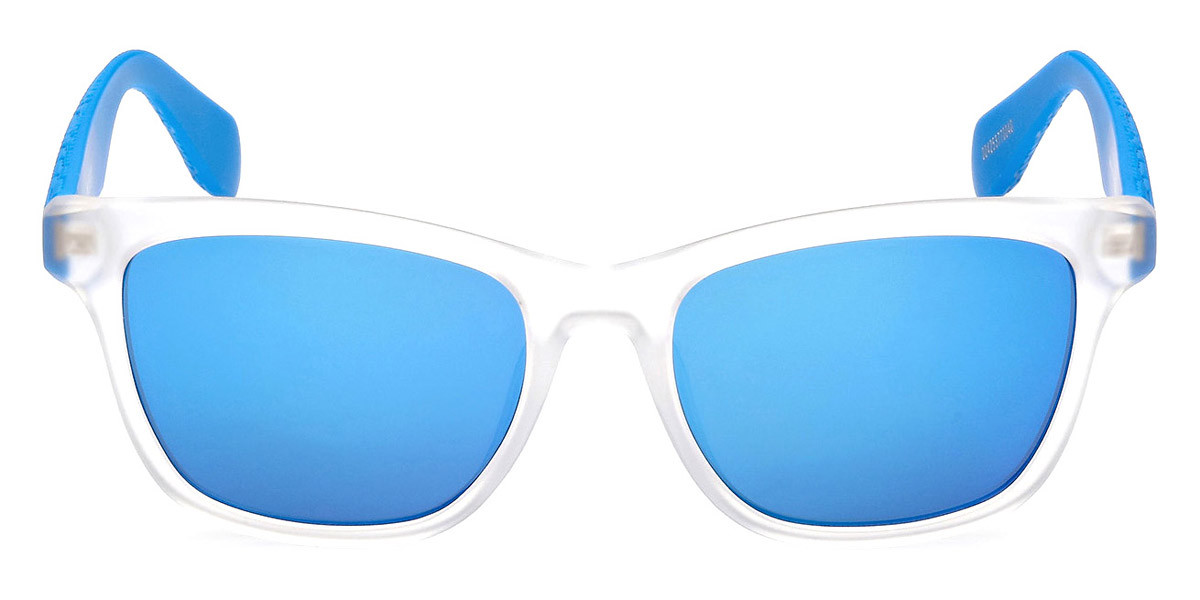 Солнцезащитные очки Adidas OR0069 Crystal Blue с зеркальным покрытием Aviator 54 мм Новые 100 подлинные 13690₽