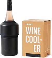 Huski Wine Cooler Award-Winning Iceless Design, Keeps Wine Cold . MATTE BLACK