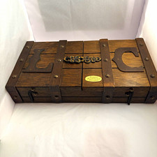 Royal Crown Lewis & Clark Expedition Porcelain Decanter Set w/ Wood Case