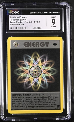 Rainbow Energy (1st Edition) graded CGC 9 for sale on eBay